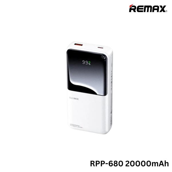 BATERIA DE EMERGENCIA RPP-680 20.000MAH SERIE CYNLLE REMAX BLANCA